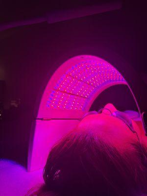 LED LighStim Therapy post Enzyme Therapy Treatment