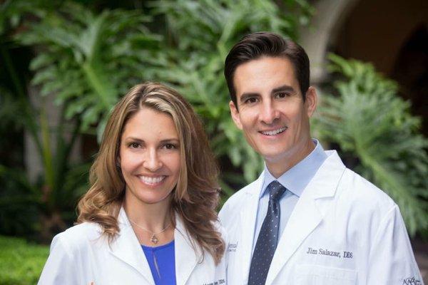 Dr. Marnie Schreiner and her husband Dr. James Salazar - General and Cosmetic Dentistry