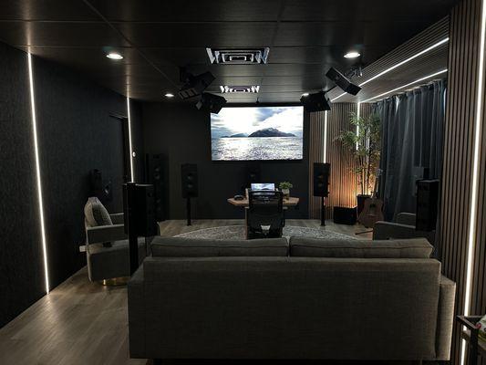 Visit our Dolby Atmos demo space and mix environment.