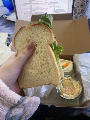 Egg Salad Sandwich Box Lunch