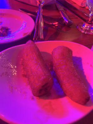 The fried banana was so good!