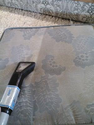 Upholstery cleaning.