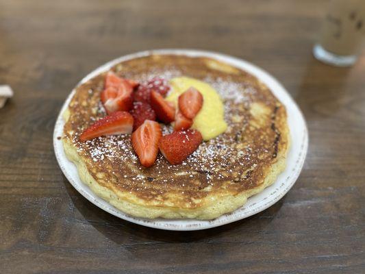 Lemon ricotta pancakes