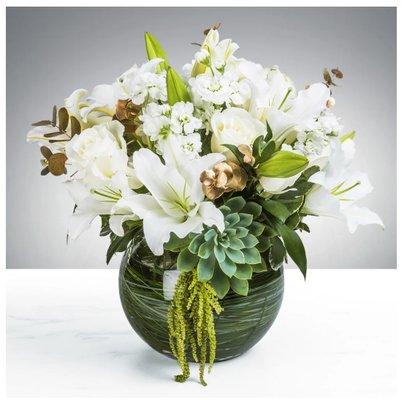 Arrangement as it appears online (side view)