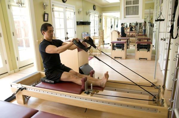 The Reformer gives a full body workout for men and women.