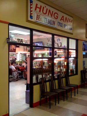 Hung Anh Salon is located inside of the Saigon West wing of Eden Center