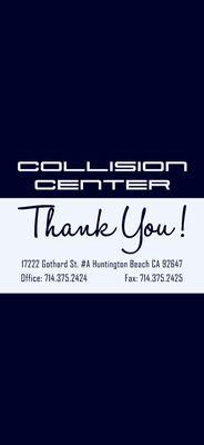 Collision Center