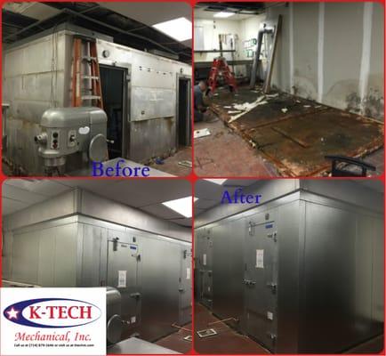 We completely tore down 2 walk-in coolers and built brand new ones from the floor up. Call us today at (714) 879-1646!