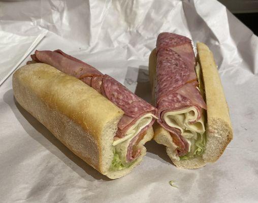 Vic's half Italian Sub.