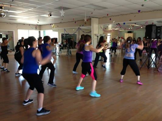 Gabi's Zumba master class!