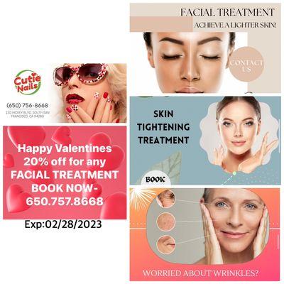 Feb promotion for FACIAL TREATMENT