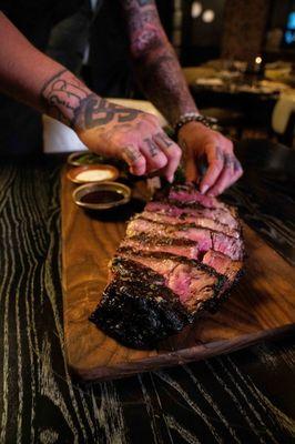 Delicious steak in Gaslamp