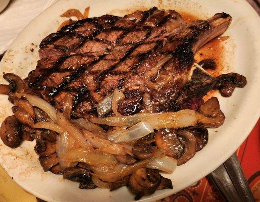 Bone-in Ribeye 20oz. Yum!