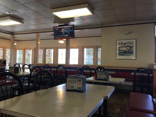 Nice dining area.