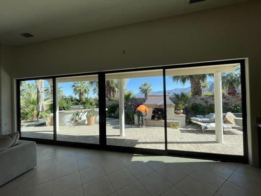 New 4 Panel Sliding Door Installation