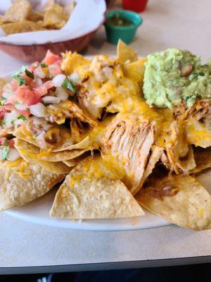 Shredded Chicken Nachos