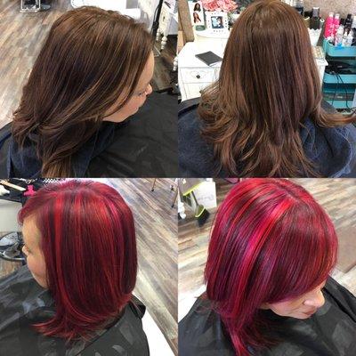 Beautiful transformation hair by Megan!