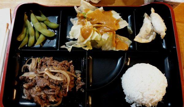 Bulgogi lunch box