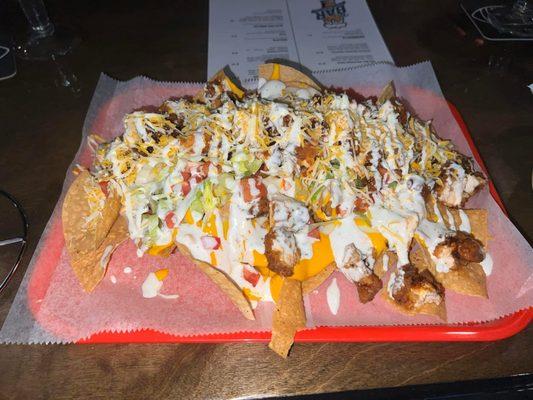 Buffalo chicken Nachos