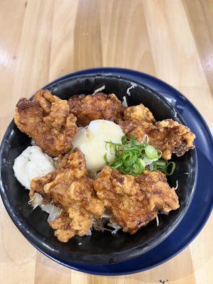 Chicken karage rice bowl