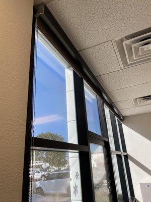 2019 Multiple windows with a mesh shade needed vinyl roller