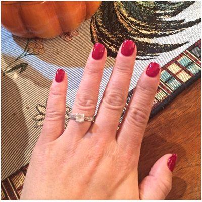 Beautiful gel manicure by Sunny.