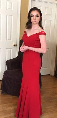 My daughter loved her classic Hollywood prom dress, and loved it even more after Esther's expert alterations.