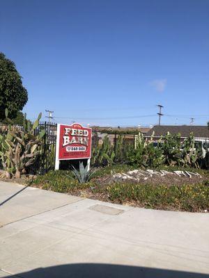 Sign out front