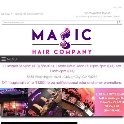 Visit our web site www.magichaircompany.com