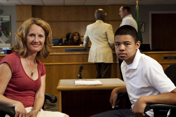 CASA volunteers advocate for youth's unique needs, including in the courtroom.