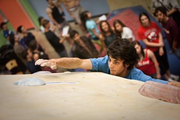 Pro Climber Paul Robinson at the 2010 ET Roc Comp in Columbia