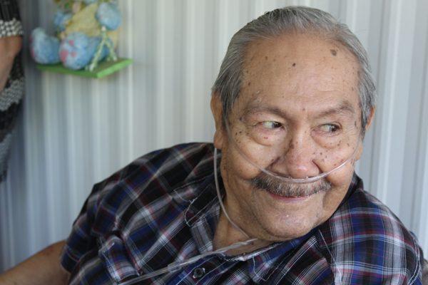 Patient enjoying a celebration in his honor