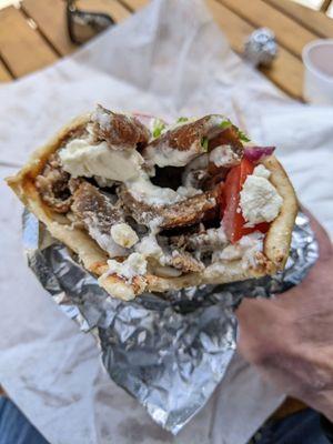 Super lamb gyro ($12)