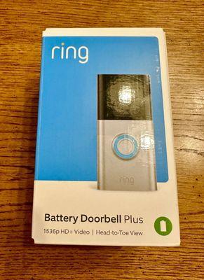 Purchased Ring Doorbell Plus for RV installation...