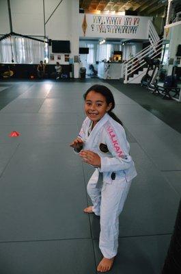 Our little Tiffany who comes in every week to train! Proud of this little one!