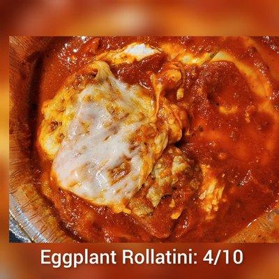 Eggplant Rollatini: 4/10