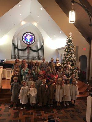 Buford Presbyterian Church Christmas pageant