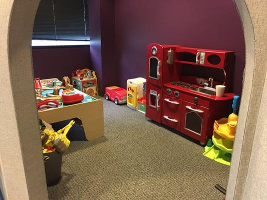 The play area for toddlers and younger patients.