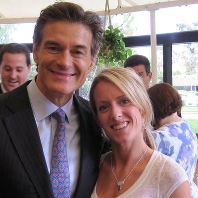 Doing lunch with Dr. Oz.