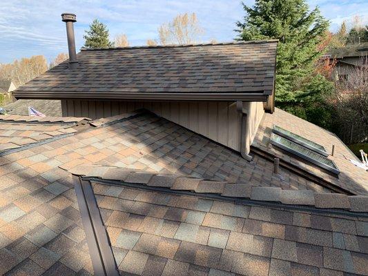 Excellent craftsmanship by our crew on this Renton roof replacement. Featuring Northgate in Weathered Wood.