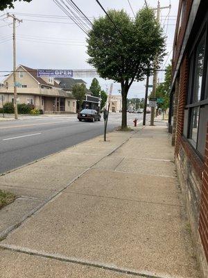 Front door from mineola blvd