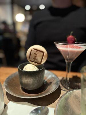 Black Sesame Crème Brûlée & Strawberry-tini Kahlua