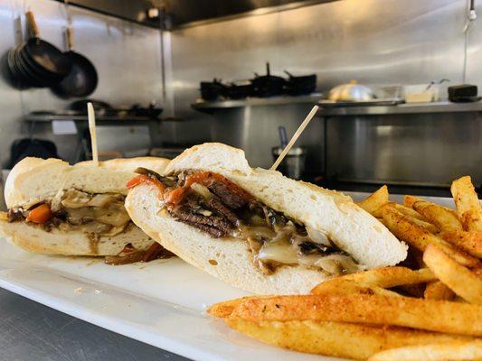 Philly Cheesesteak Sandwich Special