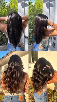 Hair extensions, Cinderella hair Ktip extensions