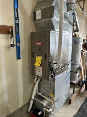 Coleman 2-stage 96% efficient gas furnace installed by SureTech in Vancouver, Wa.