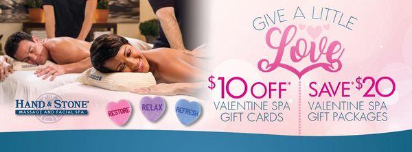 10$ off Gift Cards for Valentines Day