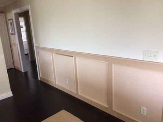 Hallway wainscot