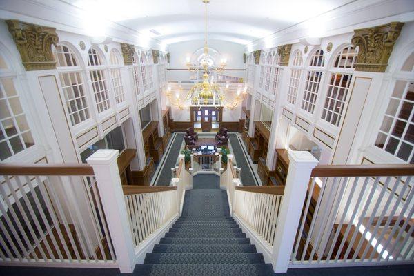 Interior of McGuire Wood & Bissette Law Firm