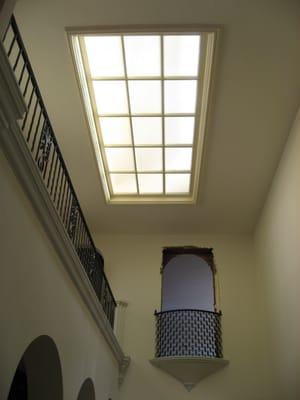 Special Large custom skylight with several divisions during a remodeling project, Woodland Hills, CA