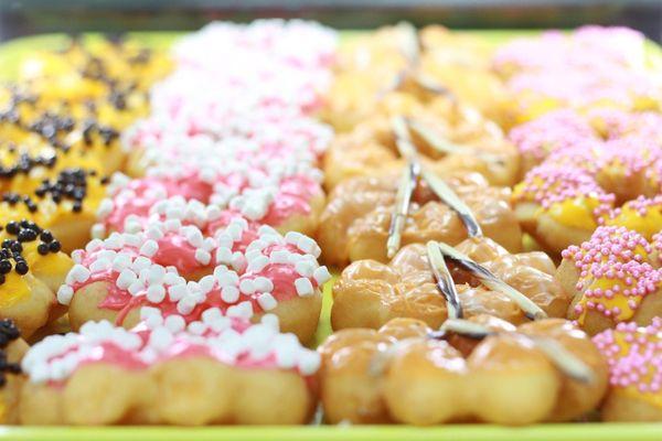 Handcrafted mochi donuts are sure to be a delight.